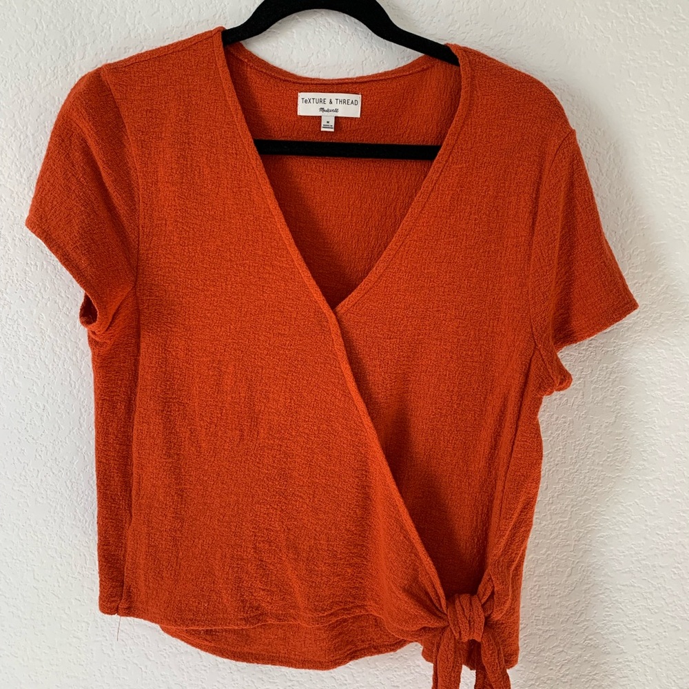 Madewell wrap top